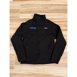 Patagonia Better Sweater Full Zip Fleece Jacket Mens Small Black Chewy Logo